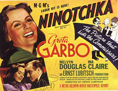 Ninotchka Greta Garbo vintage movie poster print