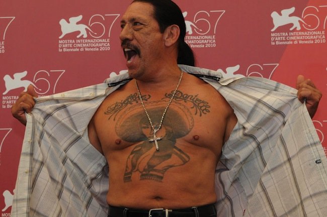 Danny Trejo a pecho descubierto Venecia2010DannyTrejo