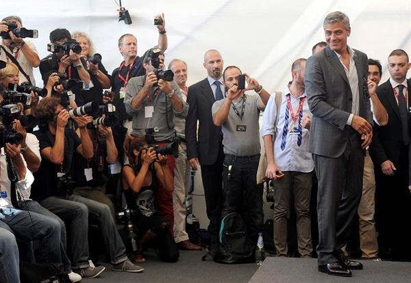 George Clooney, protagonista de la primera jornada del festival