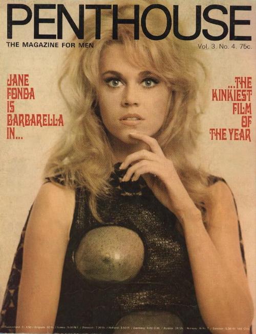 Barbarella portada de la revista masculina Penthouse