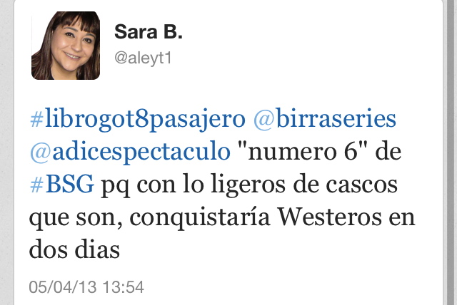 AdictosalTwitter07SaraJuegodetronos