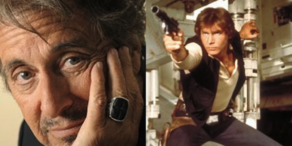 Al Pacino rechazó ser Han Solo