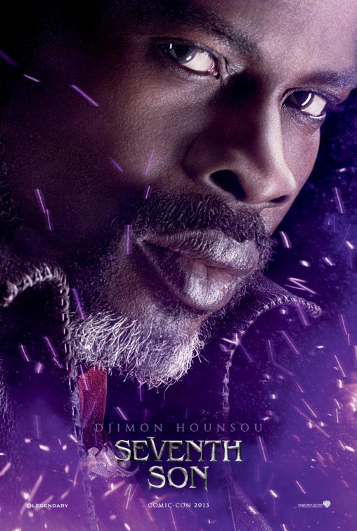 Djimon Hounsou en el cartel personalizado de `Seventh son´