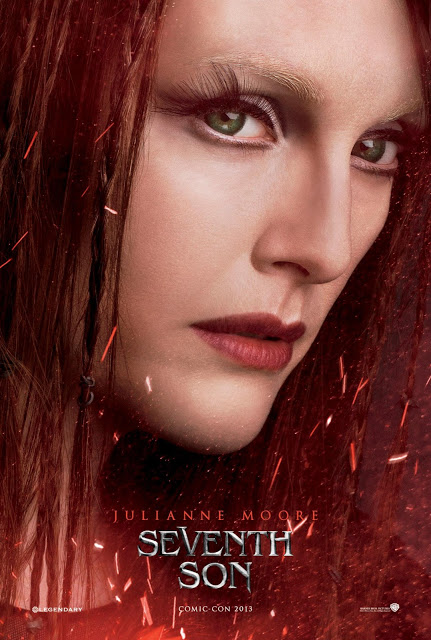 Julianne Moore en el cartel personalizado de `Seventh son´