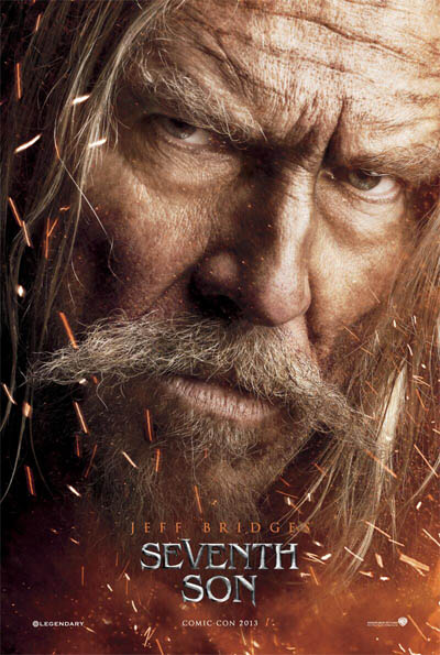 Jeff Bridges en el cartel personalizado de `Seventh son´