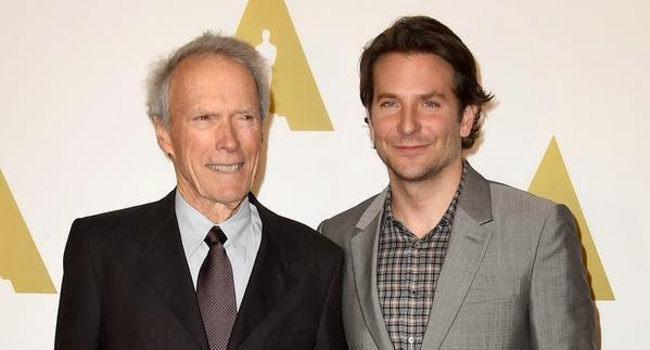 Oscar2015AlmuerzoClintEastwoodBradleyCooper
