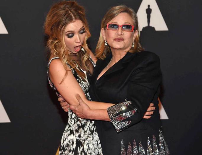 Oscar2016GalaHonorificosBilleLourdCarrieFisher