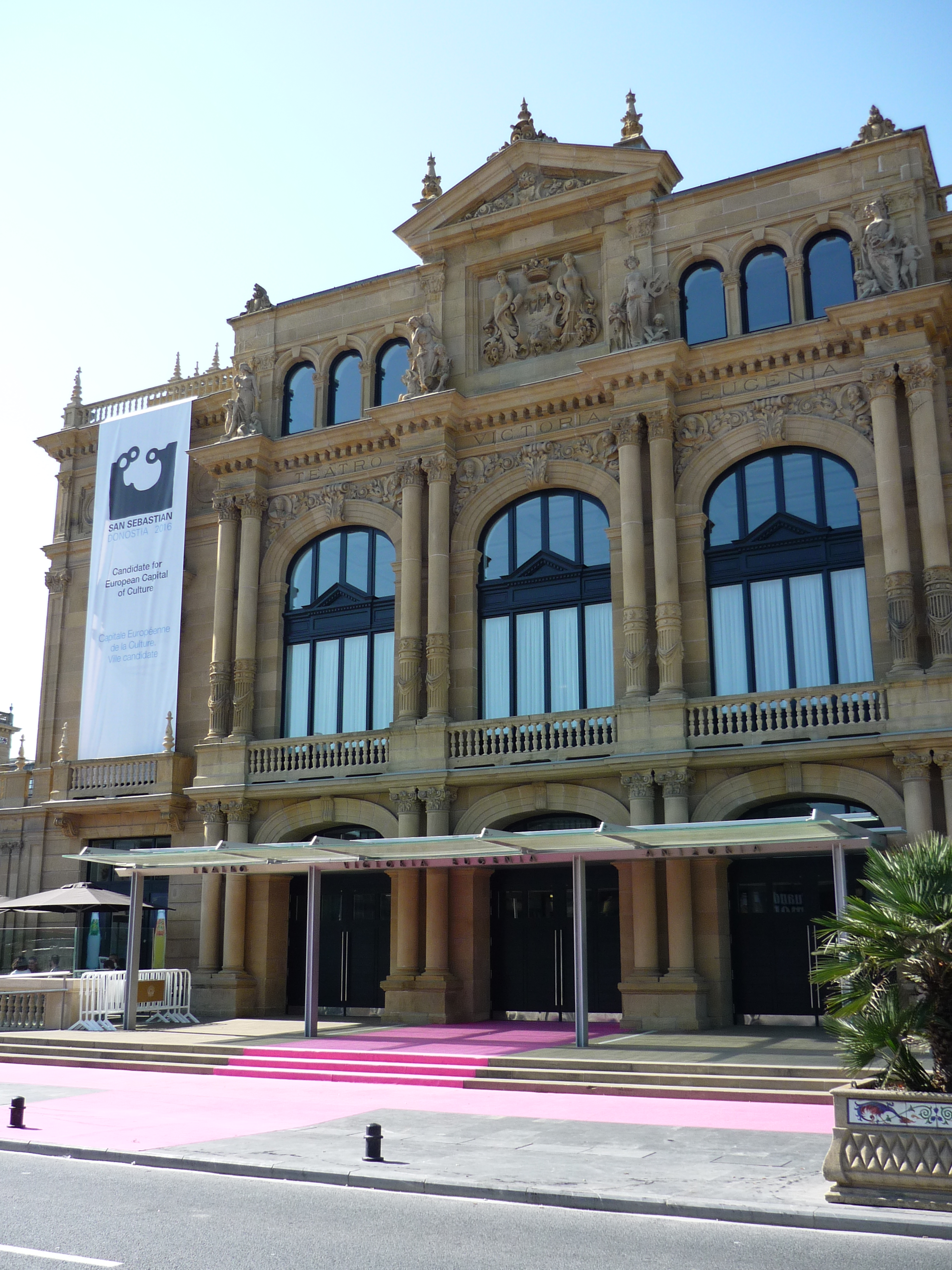 El teatro Victoria Eugenia, vacío tras el festival