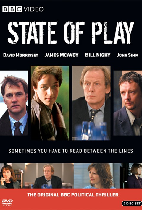 Caratula del DVD de "State of play"